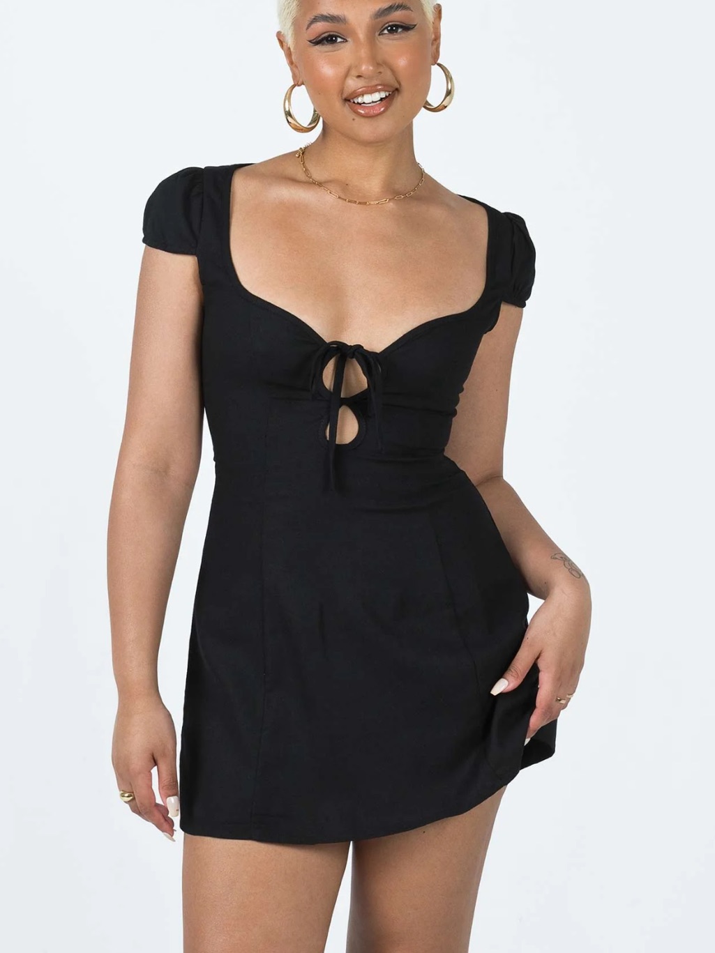 Princess Polly Black Mini Dress